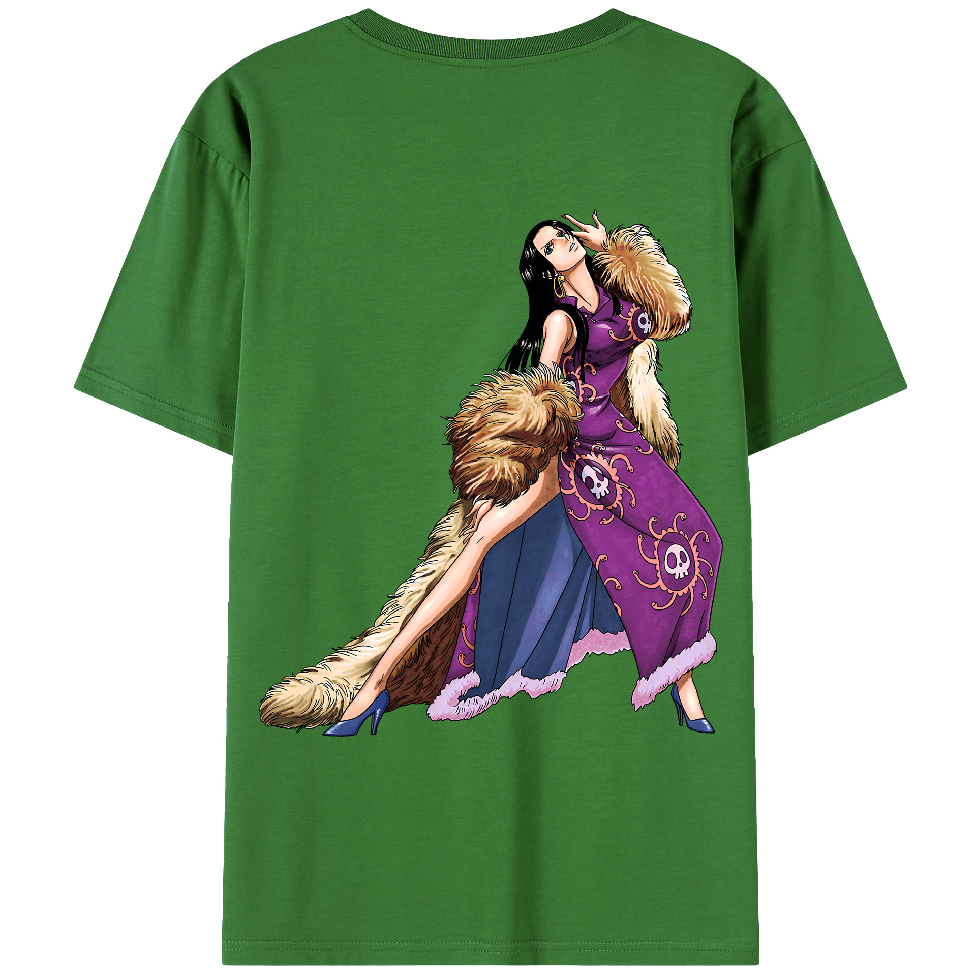 ワンピース ボア・ハンコック ONE PIECE Boa·Hancock レディース半袖Tシャツ(バックプリント)